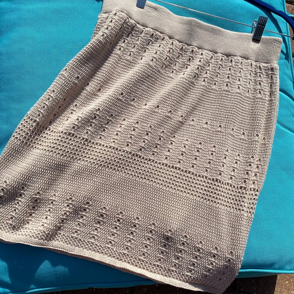 LOFT knit sweater skirt